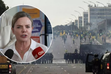 “Punir os mandantes do 8 de janeiro é a prioridade das prioridades para a paz no Brasil”, diz Gleisi após atentado