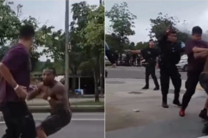 Nego do Borel se envolve em briga no meio da rua, recebe spray de pimenta na cara e vai parar na delegacia Nego do Borel se envolve em briga no meio da rua, recebe spray de pimenta na cara e vai parar na delegacia