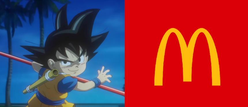 Dragon Ball Daima anuncia collab com McDonald’s para lanches personalizados
