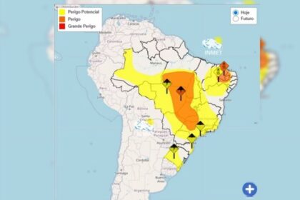 Brasil está sob alerta de tempestades e ventania de até 100 km/h. Brasil está sob alerta de tempestades e ventania de até 100 km/h.