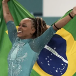 Rebeca Andrade é eleita uma das 100 mulheres mais inspiradoras do mundo Rebeca Andrade é eleita uma das 100 mulheres mais inspiradoras do mundo