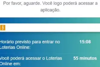Às vésperas da Mega da Virada, existe fila de espera até no site das Loterias Caixa