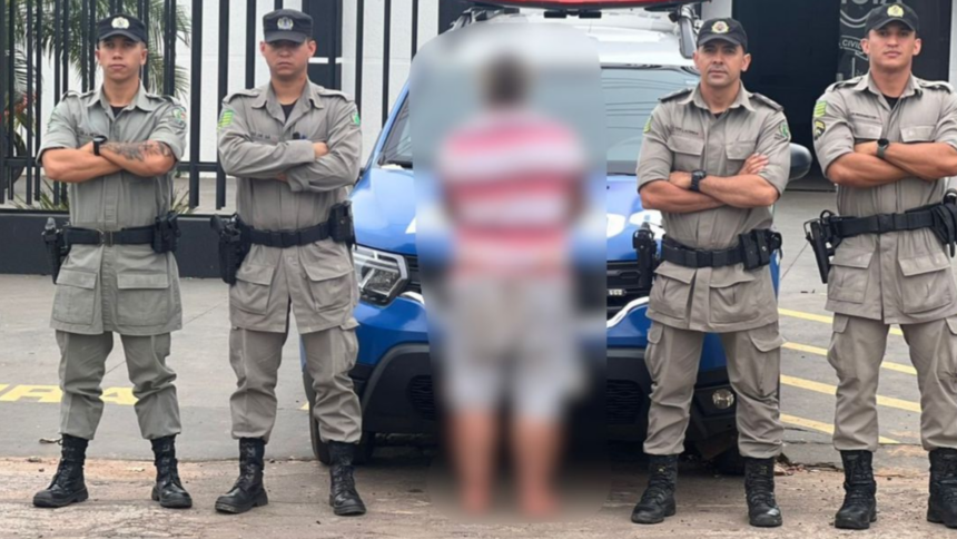 Homem usa facão para atacar esposa e acaba preso pela Polícia Militar Homem usa facão para atacar esposa e acaba preso pela Polícia Militar