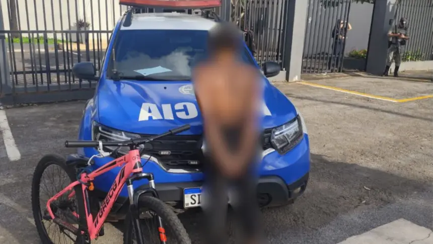 Mulher é presa em flagrante por furto de bicicleta no leste de Goianésia Mulher é presa em flagrante por furto de bicicleta no leste de Goianésia