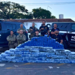 PCGO e PRF prendem 4 investigados por tráfico de drogas e apreendem quase meia tonelada de maconha