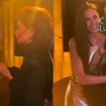 Demi Moore parabeniza Fernanda Torres nos bastidores do Globo de Ouro