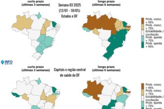 Nove estados com tendência de aumento de SRAG, alerta Fiocruz