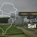 PREVISÃO DO TEMPO: Sul será chuvoso em quase todo o território, nesta terça-feira (28) PREVISÃO DO TEMPO: Sul será chuvoso em quase todo o território, nesta terça-feira (28)