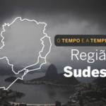 PREVISÃO DO TEMPO: chuvas atingem quase todo o Sudeste do país, nesta sexta-feira (17) PREVISÃO DO TEMPO: chuvas atingem quase todo o Sudeste do país, nesta sexta-feira (17)