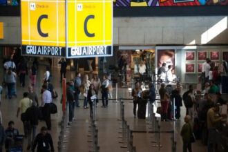 Aeroporto de Guarulhos registra novo recorde com 43,6 milhões de passageiros em 2024