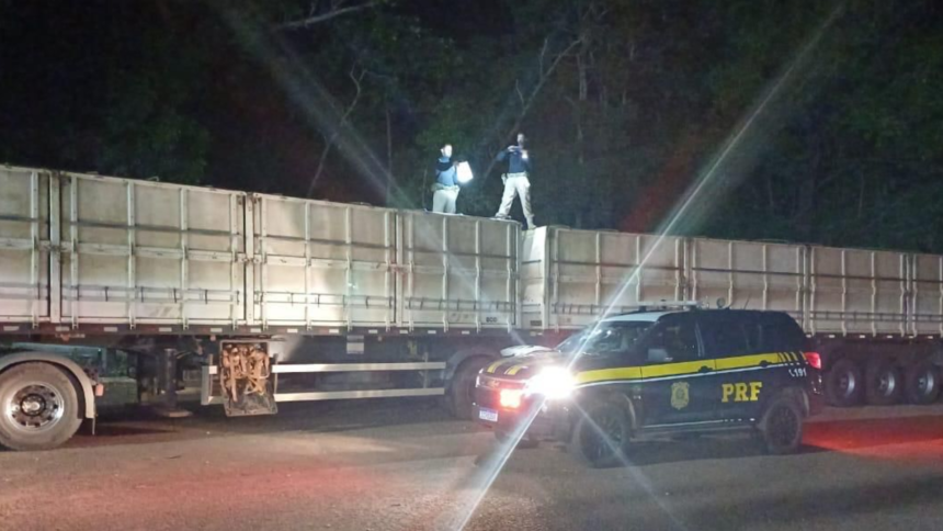 Cerca de 100 mil garrafas de cerveja e Whisky sem nota fiscal são apreendidas na BR-153