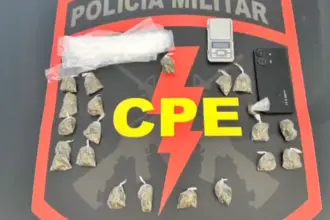 CPE Goianésia desmantela ponto de tráfico de drogas e prende suspeito com porções de maconha CPE Goianésia desmantela ponto de tráfico de drogas e prende suspeito com porções de maconha
