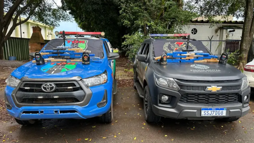 Operação integrada entre PRE de Goianésia e PMDF apreende 50kg de maconha