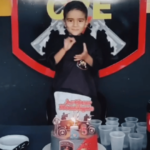 Policiais da CPE realizam sonho de criança, que comemora aniversário na base militar