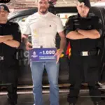 Policial da CPE de Goianésia é campeão de Jiu-Jitsu e recebe Prêmio PODIUM 2024