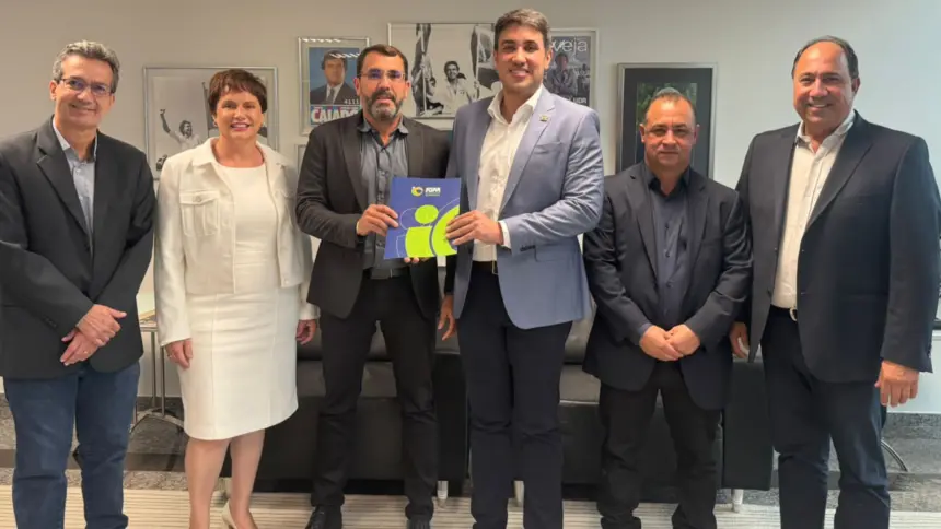 Prefeito de Jaraguá, Paulo Vitor, lidera única chapa para as eleições da FGM Prefeito de Jaraguá, Paulo Vitor, lidera única chapa para as eleições da FGM