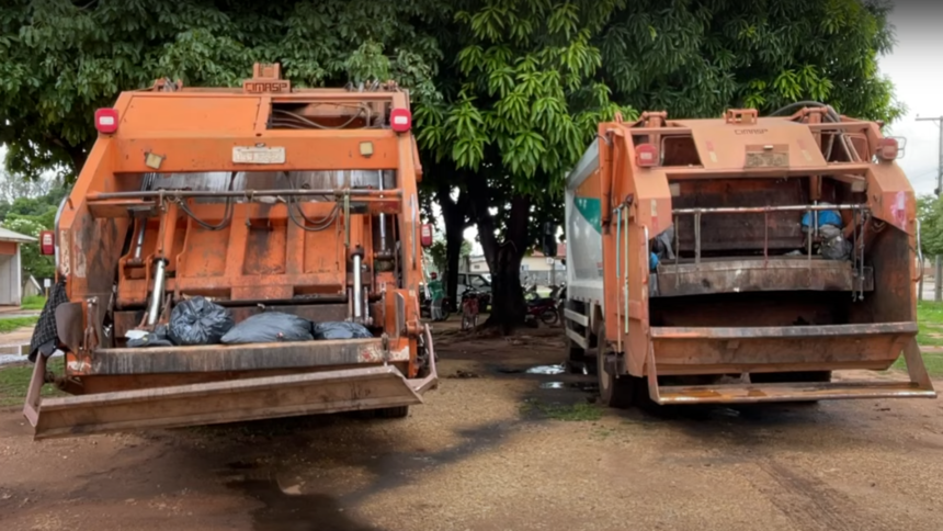 Secretaria de Serviços Urbanos de Goianésia possui apenas 3 caminhões de coleta de lixo funcionando Secretaria de Serviços Urbanos de Goianésia possui apenas 3 caminhões de coleta de lixo funcionando