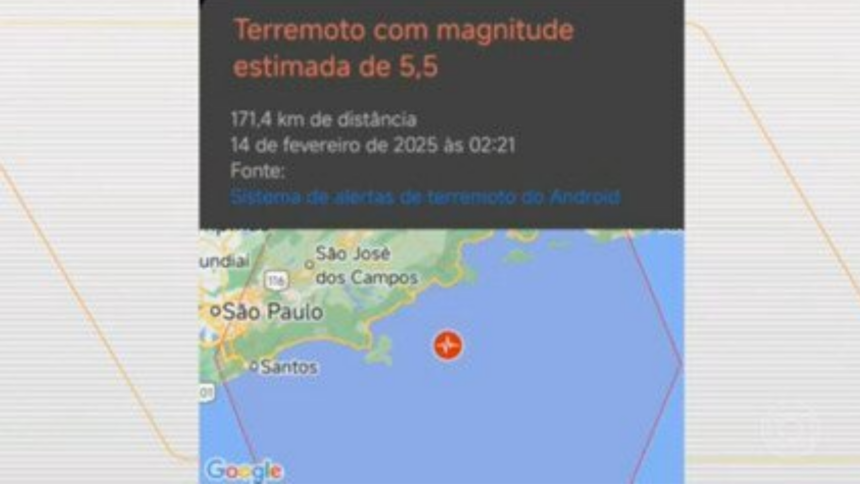 Alerta de Terremoto no Brasil: Google Desativa Sistema Após Falsa Notificação Alerta de Terremoto no Brasil: Google Desativa Sistema Após Falsa Notificação