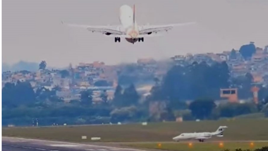 Avião Arremete nos EUA para Evitar Colisão com Jato Avião Arremete nos EUA para Evitar Colisão com Jato