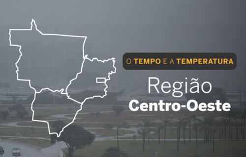 PREVISÃO DO TEMPO: Centro-Oeste contará com chuva forte no norte de Mato Grosso