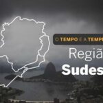 PREVISÃO DO TEMPO: Sudeste terá sexta-feira (21) de chuva intensa em parte do estado de São Paulo