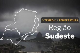 PREVISÃO DO TEMPO: Sudeste terá sexta-feira (21) de chuva intensa em parte do estado de São Paulo