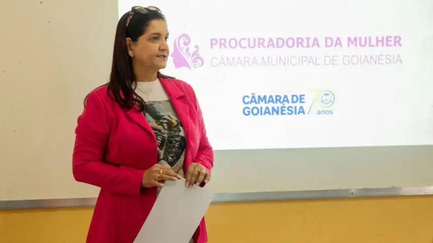 Câmara Municipal de Goianésia realiza palestra na Fundação Crescer obre o papel da Procuradoria da Mulher