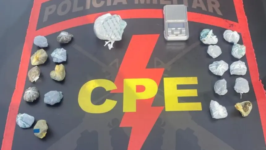 Durante patrulhamento, CPE retira mais um traficante das ruas de Goianésia Durante patrulhamento, CPE retira mais um traficante das ruas de Goianésia