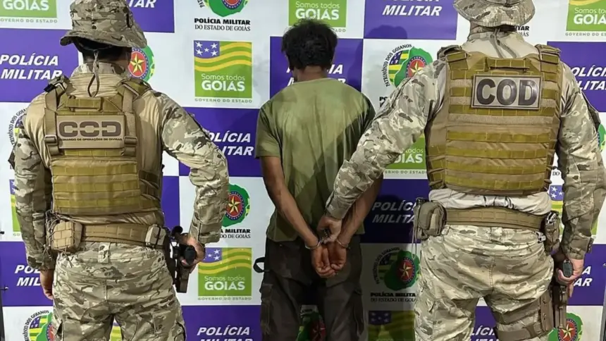 Foragido da justiça é capturado durante operação da PF, COD e CPE Goianésia Foragido da justiça é capturado durante operação da PF, COD e CPE Goianésia