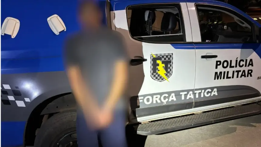 Foragido da justiça por roubo é recapturado pela Força Tática no oeste de Goianésia