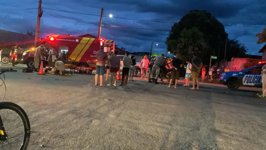 Motociclista sofre fratura nos punhos ao se envolver em acidente no oeste de Goianésia Motociclista sofre fratura nos punhos ao se envolver em acidente no oeste de Goianésia