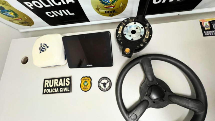 Equipamentos agrícolas furtados avaliados em R$ 200 mil são recuperados Equipamentos agrícolas furtados avaliados em R$ 200 mil são recuperados