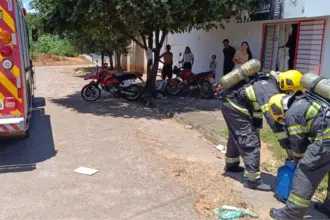 Vazamento de gás em Goianésia mobiliza equipe do Corpo de Bombeiros