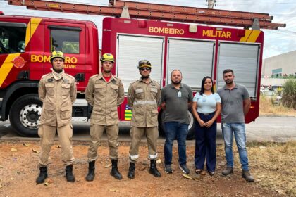 Brigada de incêndio do HEL age com rapidez e evita que fogo se alastre para a unidade