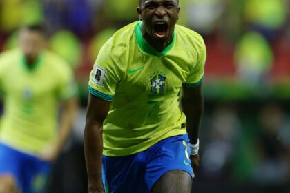 Vinicius Júnior decide e Brasil derrota Colômbia pelas Eliminatórias