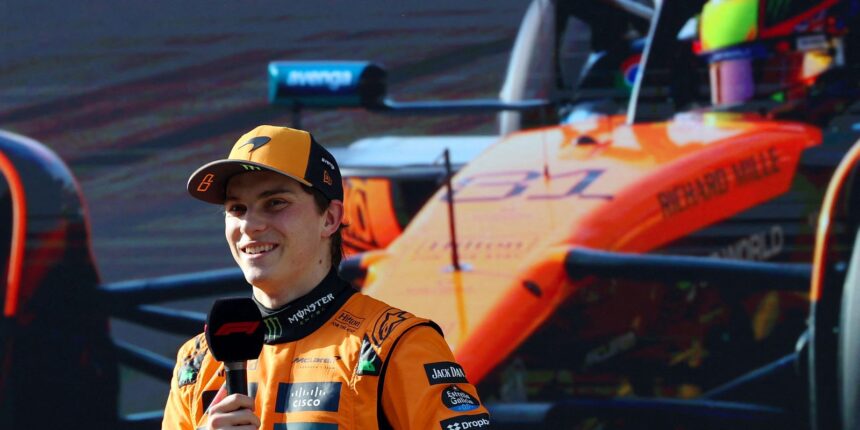 Australiano Oscar Piastri larga na frente no GP da China de Fórmula 1 Australiano Oscar Piastri larga na frente no GP da China de Fórmula 1