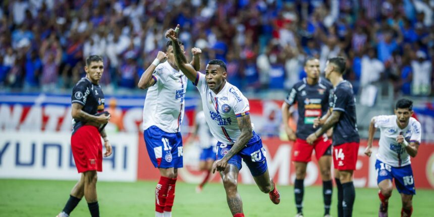 Bahia vence e alcança a fase de grupos da Copa Libertadores Bahia vence e alcança a fase de grupos da Copa Libertadores