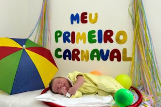 Hospital Estadual da Mulher celebra carnaval com ensaio fotográfico de bebês