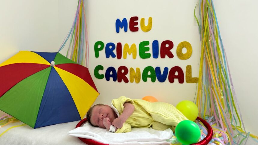 Hospital Estadual da Mulher celebra carnaval com ensaio fotográfico de bebês Hospital Estadual da Mulher celebra carnaval com ensaio fotográfico de bebês