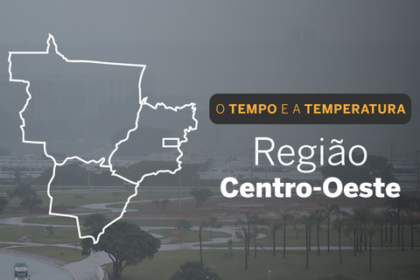 PREVISÃO DO TEMPO: Centro-Oeste registra chuva em Goiás e Mato Grosso, nesta quinta-feira (20)
