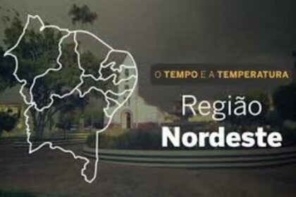 PREVISÃO DO TEMPO: Nordeste contará com chuvas intensas em boa parte da região, nesta sexta-feira (28)