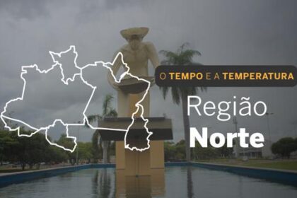 PREVISÃO DO TEMPO: Norte com alerta laranja de chuvas intensas