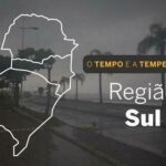 PREVISÃO DO TEMPO: sexta-feira (31) com muitas nuvens e chuva no Sul brasileiro