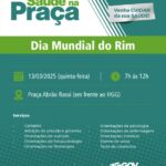 HGG celebra Dia Mundial do Rim em mais uma edição do Saúde na Praça