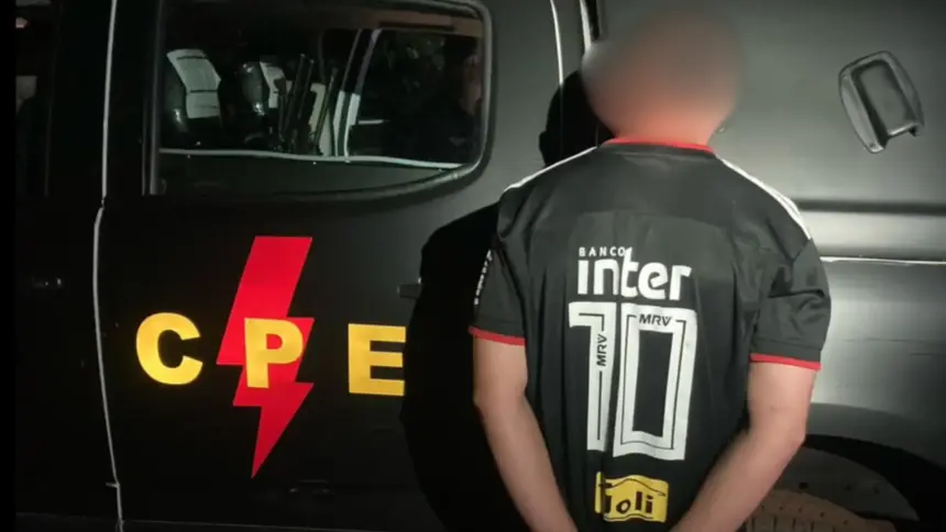 CPE Goianésia prende homem que matou mulher grávida de 4 meses