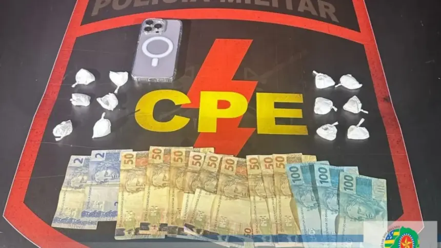 CPE prende traficante no oeste de Goianésia com várias porções de Cocaína CPE prende traficante no oeste de Goianésia com várias porções de Cocaína
