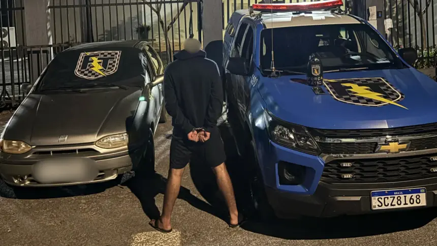 Força Tática recupera veículo furtado no leste de Goianésia Força Tática recupera veículo furtado no leste de Goianésia