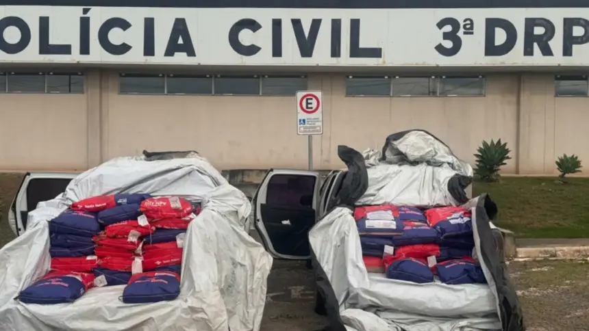 Operação policial recupera carga de produtos agrícolas avaliada em R$ 70 mil Operação policial recupera carga de produtos agrícolas avaliada em R$ 70 mil