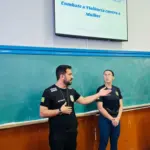 Policia Civil ministra palestra Violência de Gênero Contra Mulheres em Pires do Rio Policia Civil ministra palestra Violência de Gênero Contra Mulheres em Pires do Rio