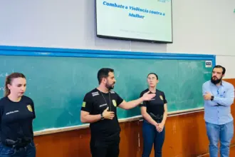 Policia Civil ministra palestra Violência de Gênero Contra Mulheres em Pires do Rio Policia Civil ministra palestra Violência de Gênero Contra Mulheres em Pires do Rio